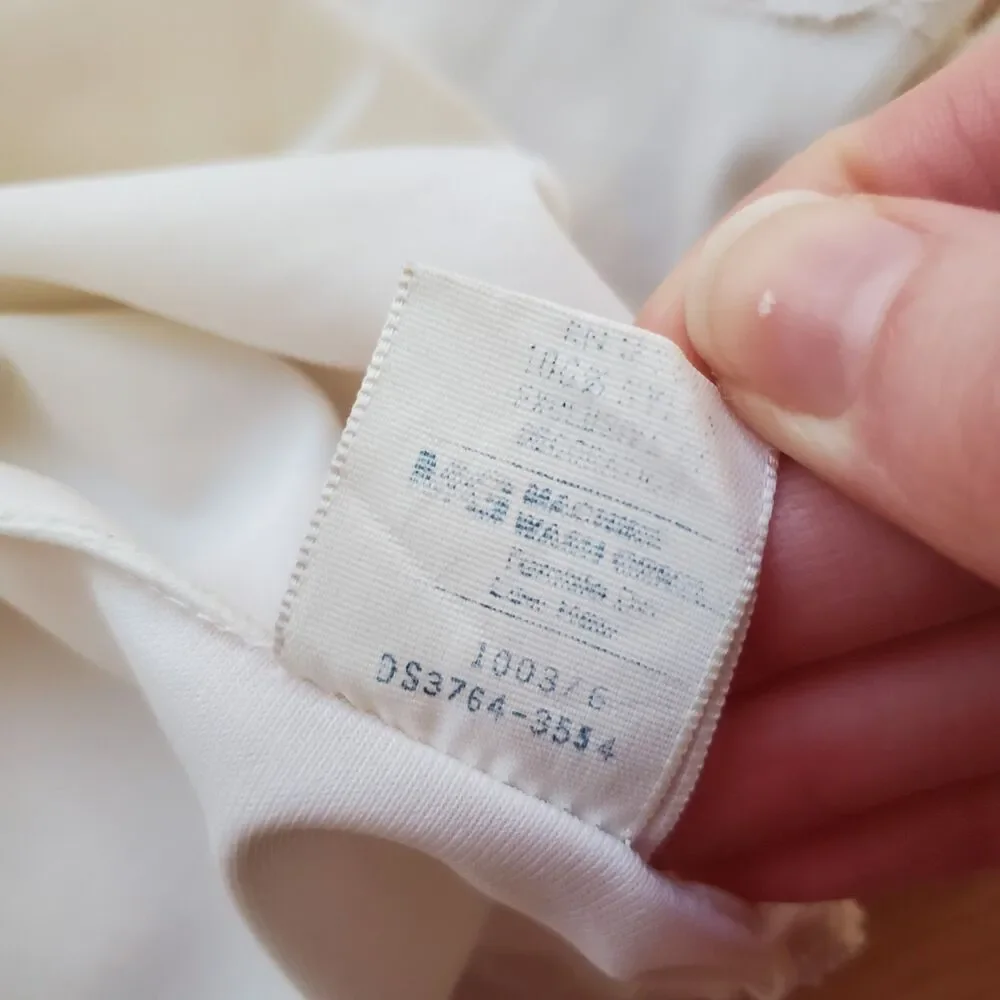 Vintage 60s Gaymode White Mini Slip Skirt - Picture 8 of 9